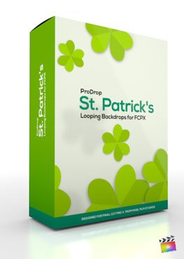 Final Cut Pro X Plugin ProDrop St Patricks from Pixel Film Studios