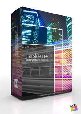 Final Cut Pro X Plugin TranSlice Lines from Pixel Film Studios
