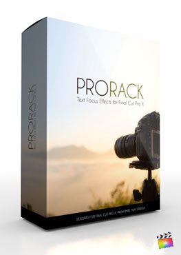 Final Cut Pro X Plugin ProRack from Pixel Film Studios