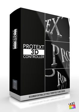 Final Cut Pro X Plugin ProText 3d Controller from Pixel Film Studios