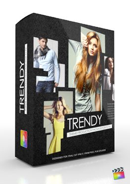 Final Cut Pro X Plugin Production Package Theme Trendy from Pixel Film Studios