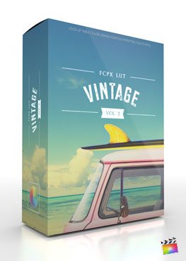 Final Cut Pro X Plugin FCPX LUT Vintage Volume 2 from Pixel Film Studios