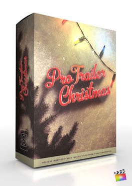 Final Cut Pro X plugin ProTrailer Christmas from Pixel Film Studios