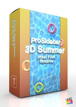 Final Cut Pro X Plugin ProSidebar 3D Summer from Pixel Film Studios