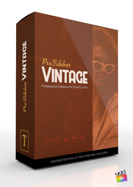 ProSidebar Vintage - Professional Description Titles for Final Cut Pro from Pixel Film Studios