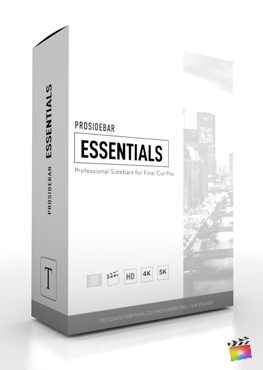 Final Cut Pro X Plugin ProSidebar Essentials from Pixel Film Studios
