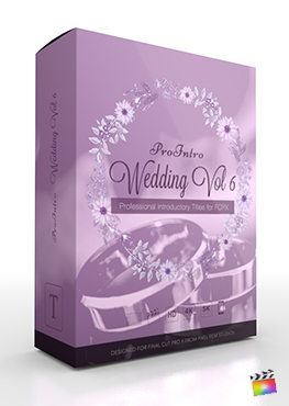 Final Cut Pro X Plugin ProIntro Wedding Volume 6 from Pixel Film Studios