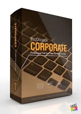 Final Cut Pro Plugin ProDicator Corporate from Pixel Film Studios